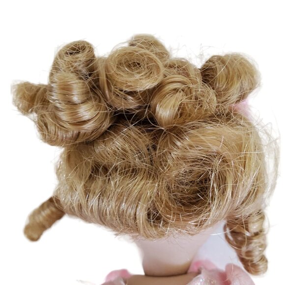 Geppeddo Collectible Porcelain Ballerina Doll 7" Pink Dress & Ballet Shoes Boxed - Picture 10 of 11